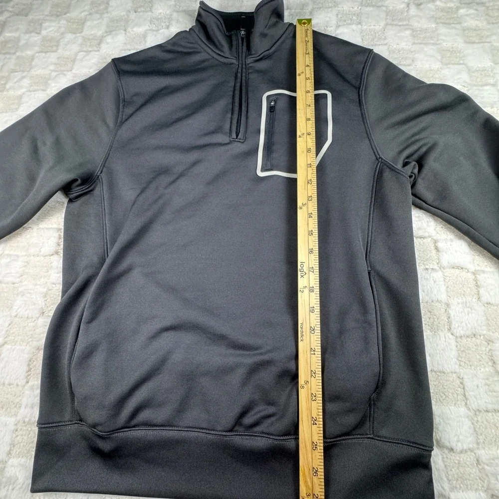 Old Navy Rec Tech Performance Gear Men's‎ Gray Quarter Zip Pullover Sweatshirt M